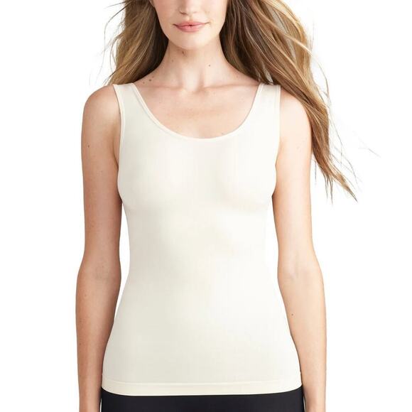 NWT Yummie Women's 2-Pack Tummy Panel Seamless Slimming Shaping Tank - Picture 3 of 9